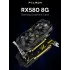 PELADN RX 580 8G 256Bit Dual Fans Gaming Graphics Card